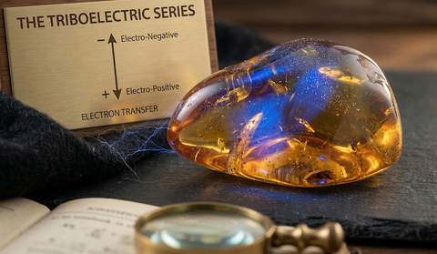 The Triboelectric Series and Amber — Why Amber Creates Static