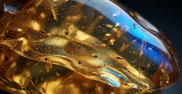 Why Does Blue Amber Glow Blue? The Fluorescence Phenomenon Explained