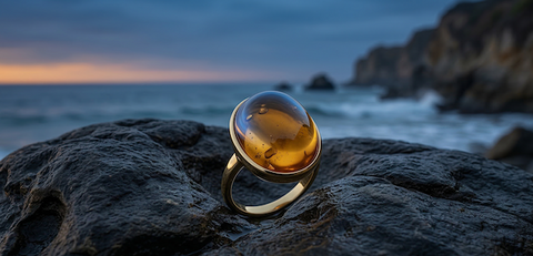 Blue Amber Ring Guide — Durability, Settings, and Daily Wear