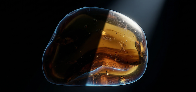 The Chemistry Behind Blue Amber — PAHs, Perylene, and Fluorescence