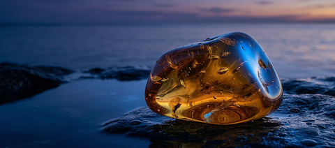 Perylene in Blue Amber — The Molecule Behind the Blue