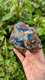 Raw Blue Amber Specimen 299 grams – Unpolished Bark-Skin Exterior - Natural Amber, Gift, Altar and collection