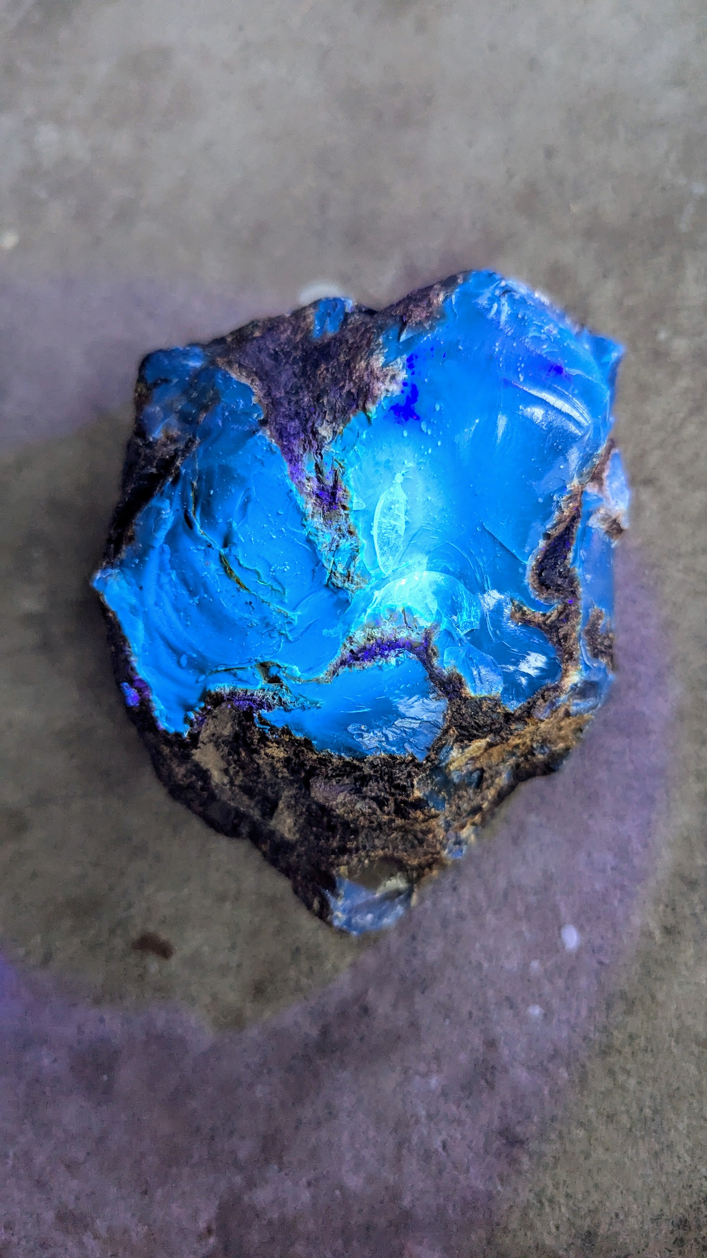 Raw Blue Amber Specimen 299 grams – Unpolished Bark-Skin Exterior - Natural Amber, Gift, Altar and collection