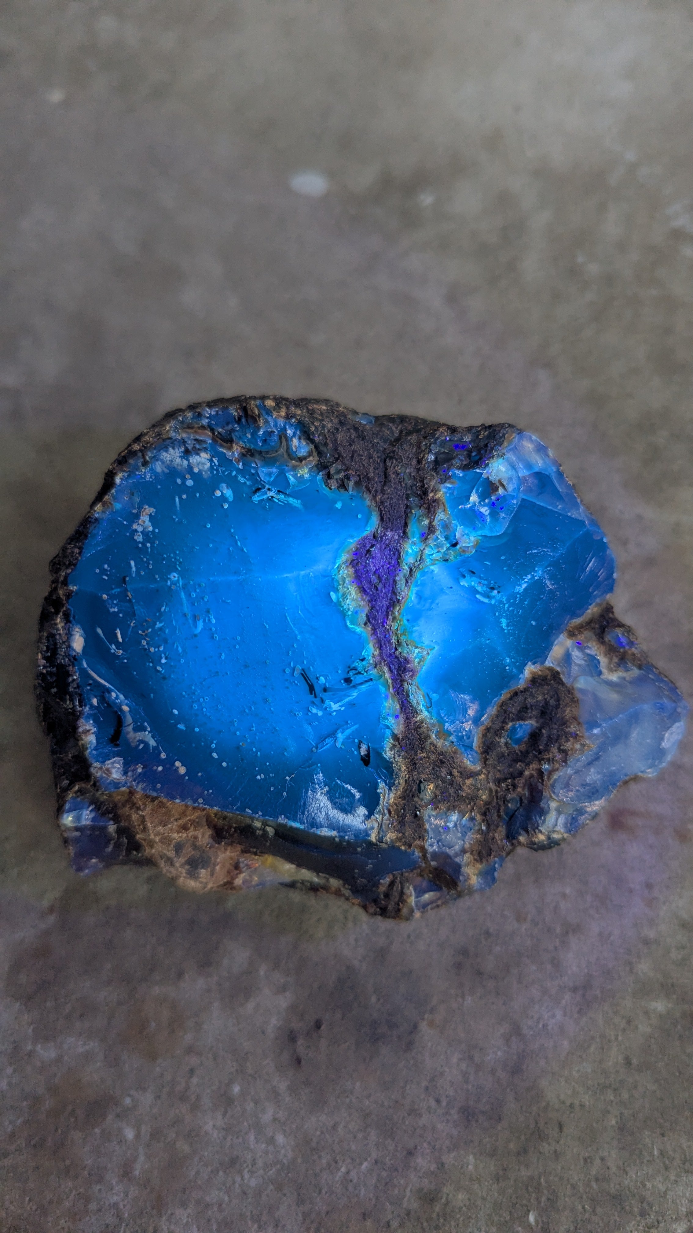 Raw Blue Amber Specimen 299 grams – Unpolished Bark-Skin Exterior - Natural Amber, Gift, Altar and collection