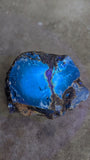 Raw Blue Amber Specimen 299 grams – Unpolished Bark-Skin Exterior - Natural Amber, Gift, Altar and collection