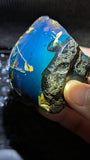 Rare Blue Amber Specimen (52 grams) - Excellent Grade +AAA - Natural Blue Amber - Amber Specimen - Natural Amber Stone - UV Reactive