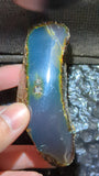 Large Rare Blue Amber Specimen (80 grams) - Excellent Grade +AAA - Natural Blue Amber - Amber Specimen - Natural Amber Stone - UV Reactive