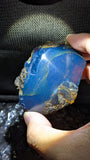 Beautiful Blue Amber Specimen (65 grams) - Excellent Grade +AAA - Natural Blue Amber - Amber Specimen - Natural Amber Stone - UV Reactive