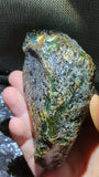 Rare Blue Amber Specimen (126 grams) - Beautiful Inclusions - Natural Blue Amber - Amber Specimen - Natural Amber Stone - UV Reactive