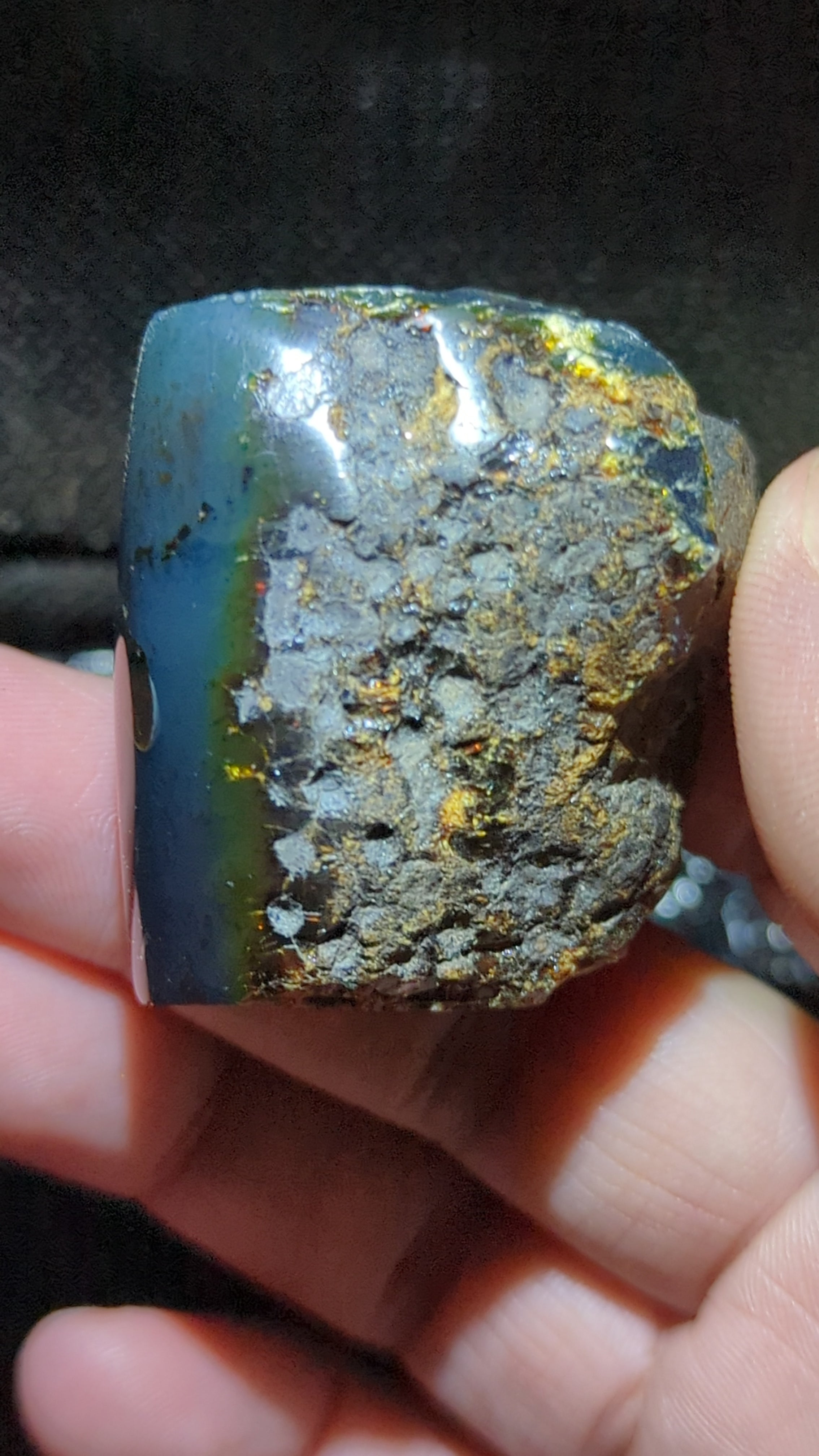 Rare Blue Amber Specimen (21 grams) - Excellent Grade +AAA - Natural Blue Amber - Amber Specimen - Natural Amber Stone - UV Reactive