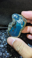 Rare Blue Amber Specimen (22 grams) - Natural Blue Amber - Amber Specimen - Natural Amber Stone - UV Reactive