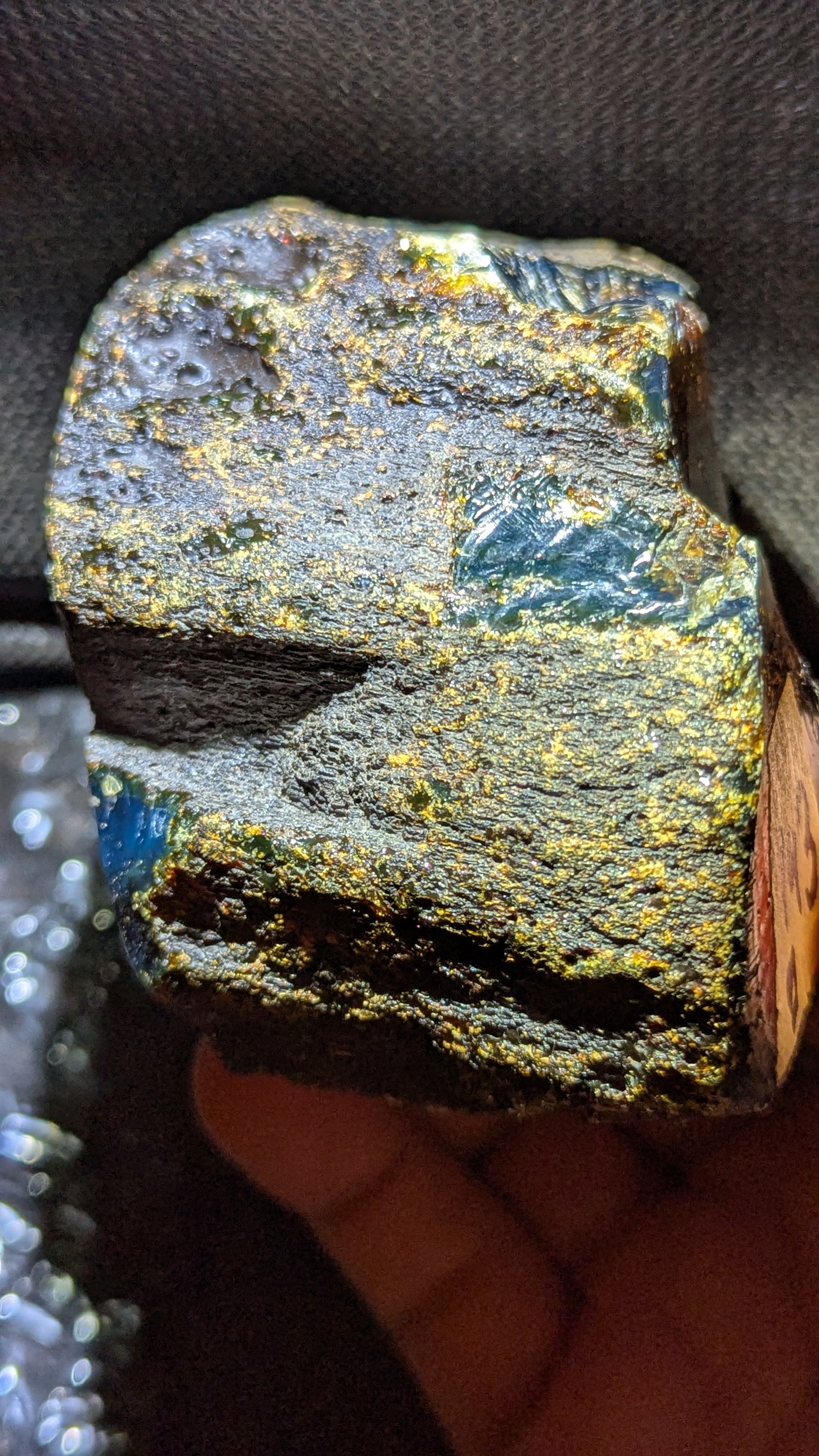 Rare Blue Amber Specimen (143 grams) - Natural Blue Amber - Amber Specimen - Natural Amber Stone