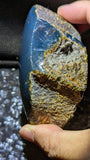 Beautiful Blue Amber Specimen with pattern inclusions (93 grams) - Natural Blue Amber - Amber Specimen - Natural Amber Stone