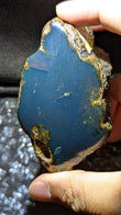Beautiful Blue Amber Specimen with pattern inclusions (93 grams) - Natural Blue Amber - Amber Specimen - Natural Amber Stone