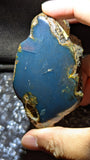 Beautiful Blue Amber Specimen with pattern inclusions (93 grams) - Natural Blue Amber - Amber Specimen - Natural Amber Stone