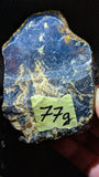 Rare Blue Amber Specimen (77 grams) - Natural Blue Amber - Natural Amber Stone