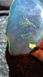 Rare Large Blue Amber Specimen (148 grams) - Natural Blue Amber - Natural Amber Stone