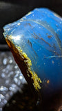 Rare Large Blue Amber Specimen (122 grams) - Natural Blue Amber - Natural Amber Stone