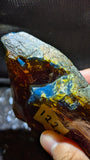 Rare Large Blue Amber Specimen (122 grams) - Natural Blue Amber - Natural Amber Stone