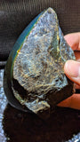 Beautiful Blue Amber Specimen with pattern inclusions (98 grams) - Natural Blue Amber - Amber Specimen - Natural Amber Stone - UV Reactive