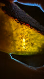 Rare Blue Amber Specimen (72 grams) - Natural Blue Amber with beautiful greenish glow