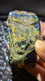 Rare Blue Amber Specimen (76 grams) - Excellent Grade - Natural Blue Amber with beautiful blue glow