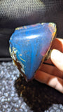 Rare Blue Amber Specimen (64 grams) - Excellent Grade - Natural Blue Amber with magical blue glow
