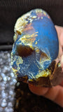 Rare Blue Amber Specimen (64 grams) - Excellent Grade - Natural Blue Amber with magical blue glow