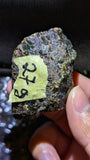Rare Blue Amber Specimen (27 grams) - Excellent Grade - Natural Blue Amber with magical greenish glow