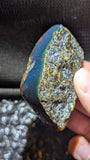 Beautiful Genuine 27g Greenish Blue Amber – Natural Amber, Untreated - Strong Blue Glow