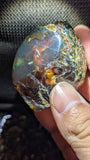 Beautiful Genuine 28g Greenish Blue Amber – Natural Amber, Untreated