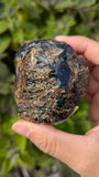 Rare Raw Blue Amber (89 Grams) – Sunlight Glowing, UV-Reactive Natural Gemstone
