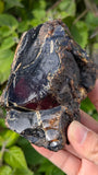 Rare Raw Blue Amber (210 Grams) – Sunlight Glowing, UV-Reactive Natural Gemstone