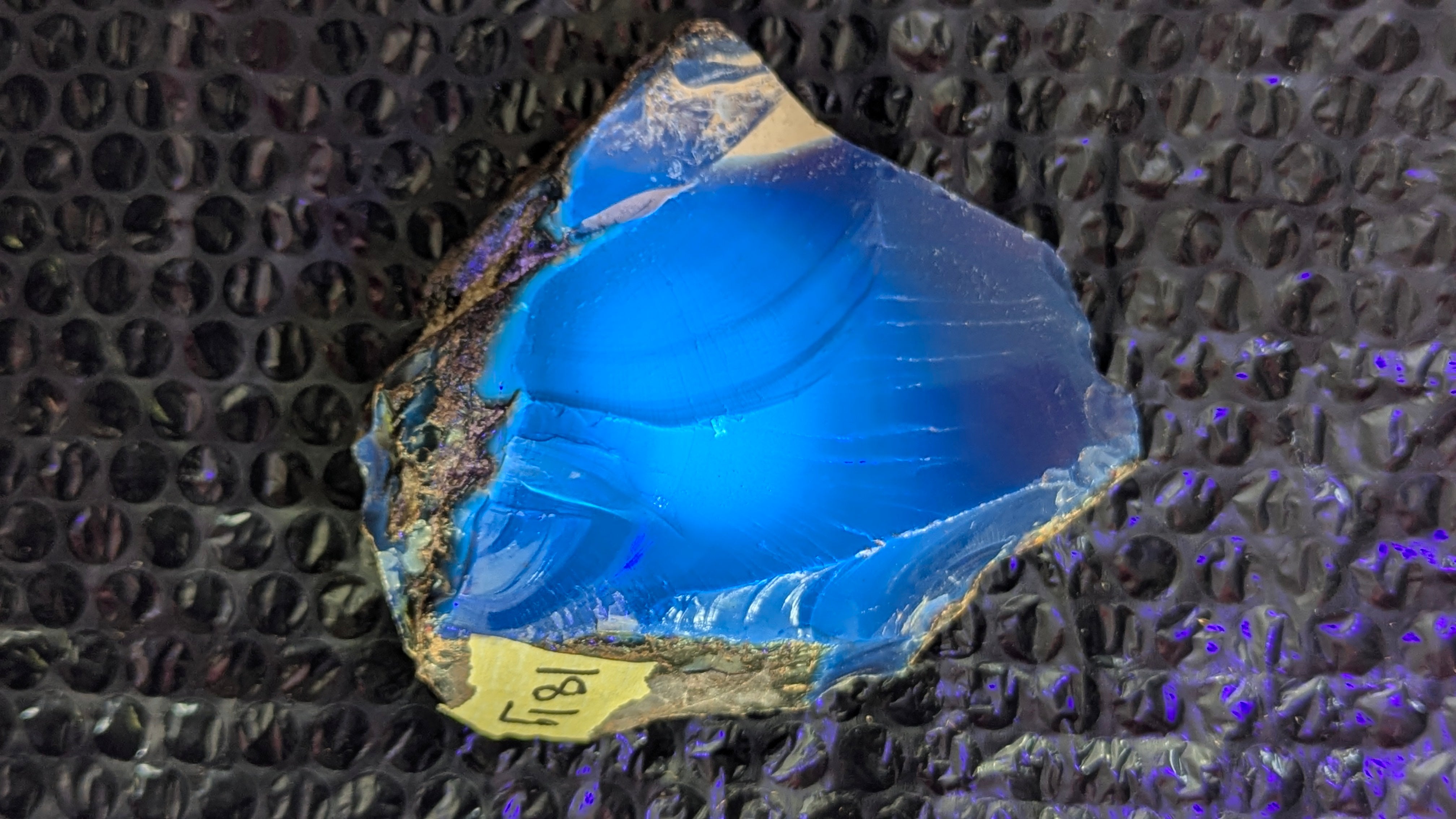 Rare Raw Blue Amber (181 Grams) – Sunlight Glowing, UV-Reactive Natural Gemstone