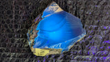 Rare Raw Blue Amber (181 Grams) – Sunlight Glowing, UV-Reactive Natural Gemstone