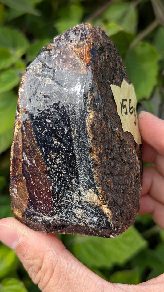 Rare Raw Blue Amber (156 Grams) – Sunlight Glowing, UV-Reactive Natural Gemstone