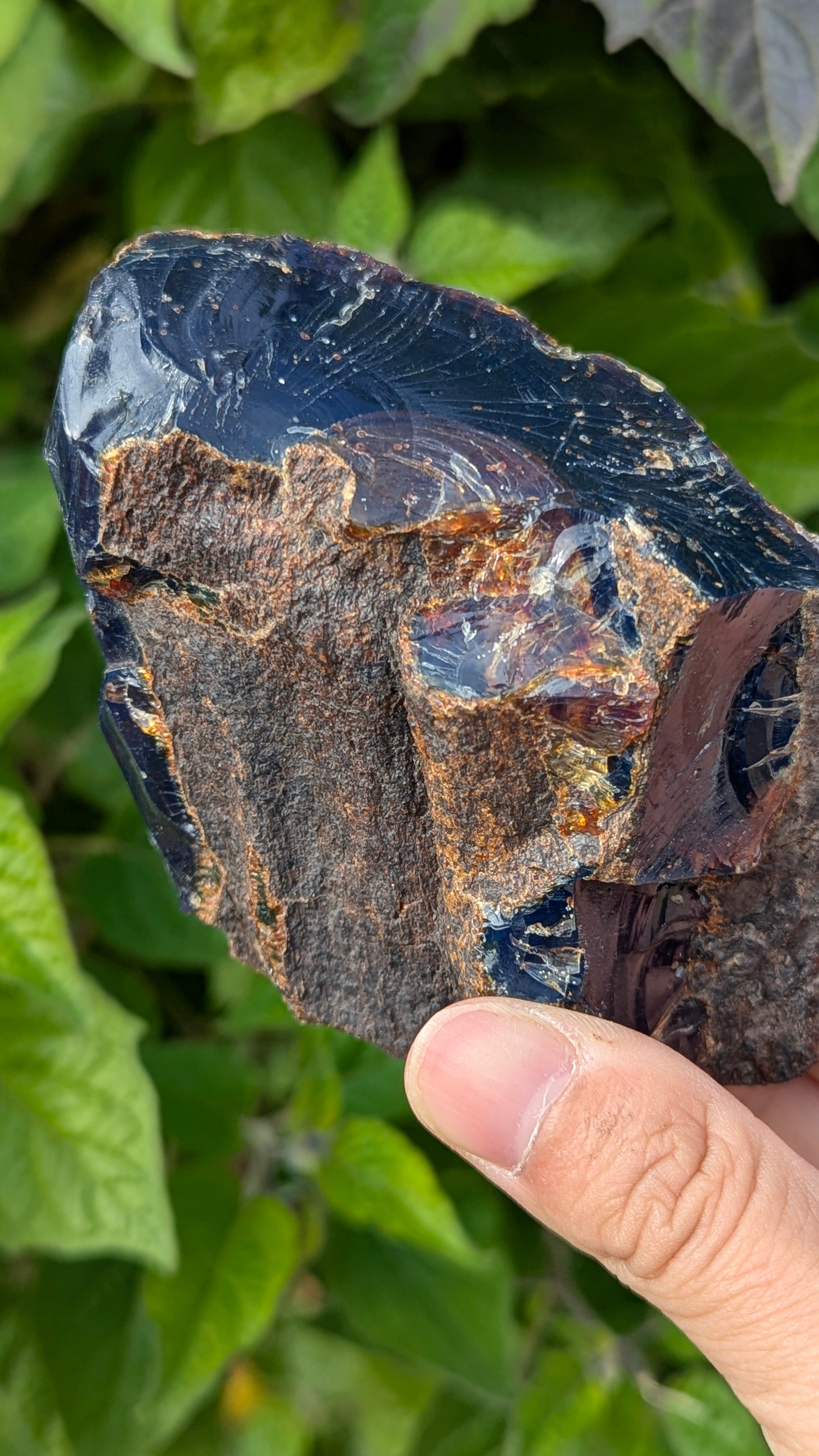 Rare Raw Blue Amber (146 Grams) – Sunlight Glowing, UV-Reactive Natural Gemstone