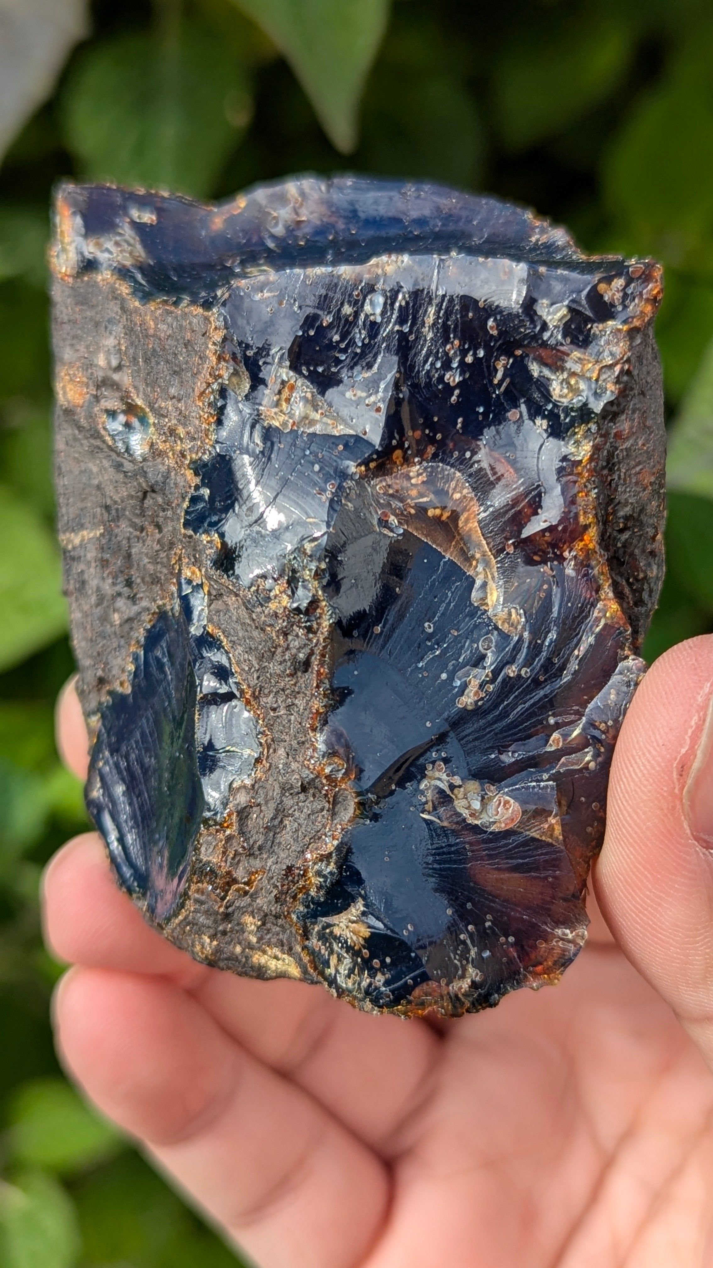 Rare Raw Blue Amber (70 Grams) – Sunlight Glowing, UV-Reactive Natural Gemstone
