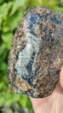 Rare Raw Blue Amber (322 Grams) – Sunlight Glowing, UV-Reactive Natural Gemstone