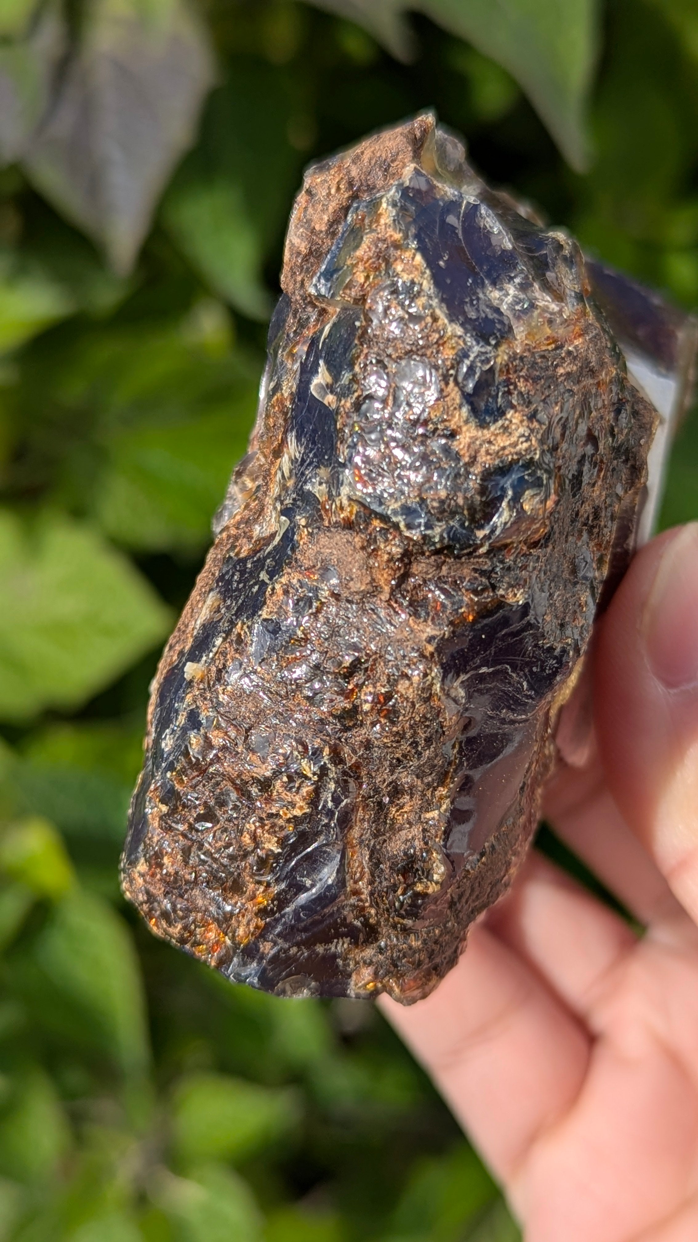 Rare Raw Blue Amber (142 Grams) – Sunlight Glowing, UV-Reactive Natural Gemstone