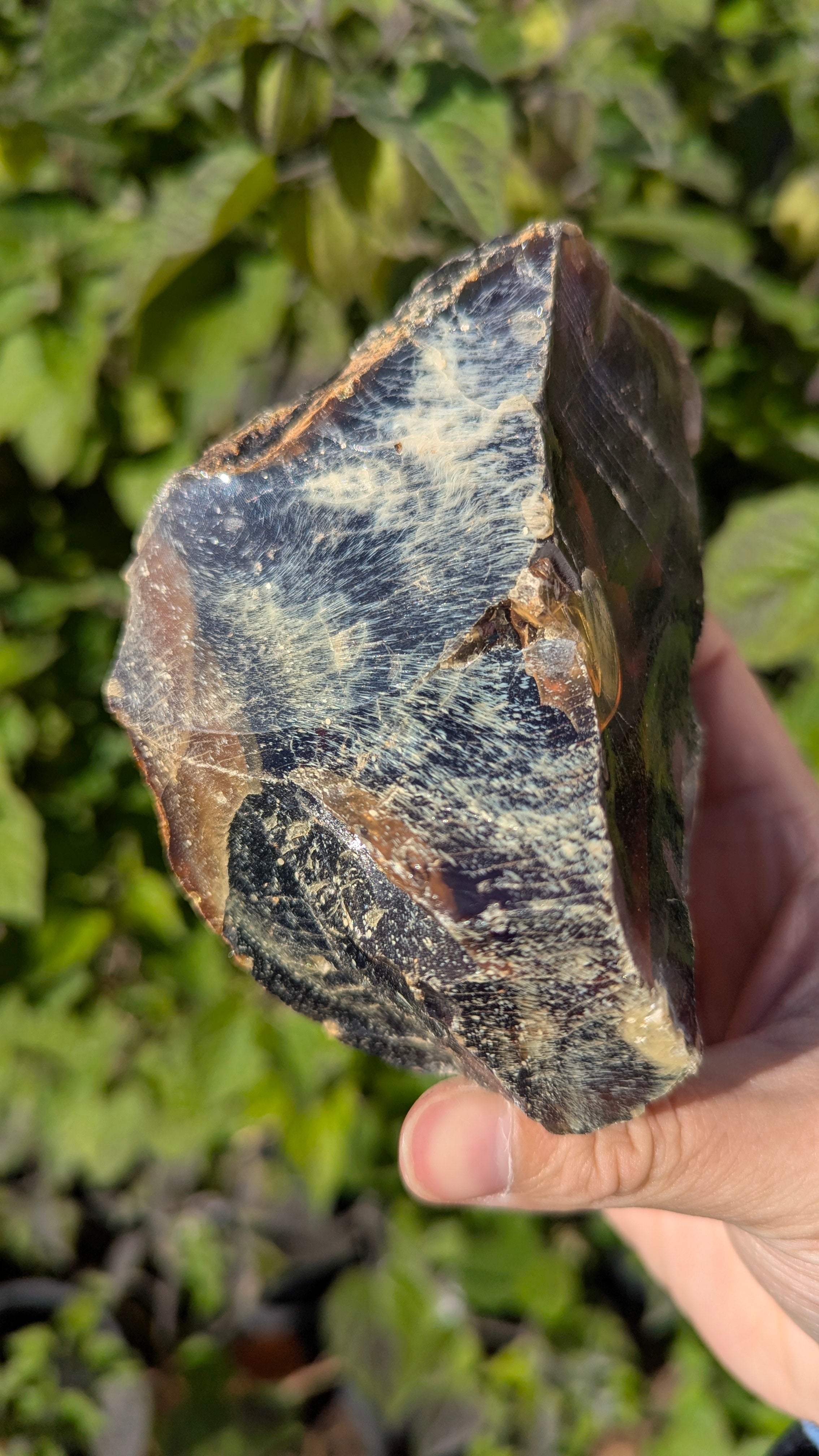 Rare Raw Blue Amber (280 Grams) – Sunlight Glowing, UV-Reactive Natural Gemstone