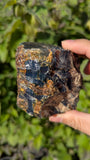 Rare Raw Blue Amber (131 Grams) – Sunlight Glowing, UV-Reactive Natural Gemstone
