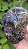 Rare Raw Blue Amber (213 Grams) – Sunlight Glowing, UV-Reactive Natural Gemstone