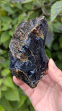 Rare Raw Blue Amber (104 Grams) – Sunlight Glowing, UV-Reactive Natural Gemstone