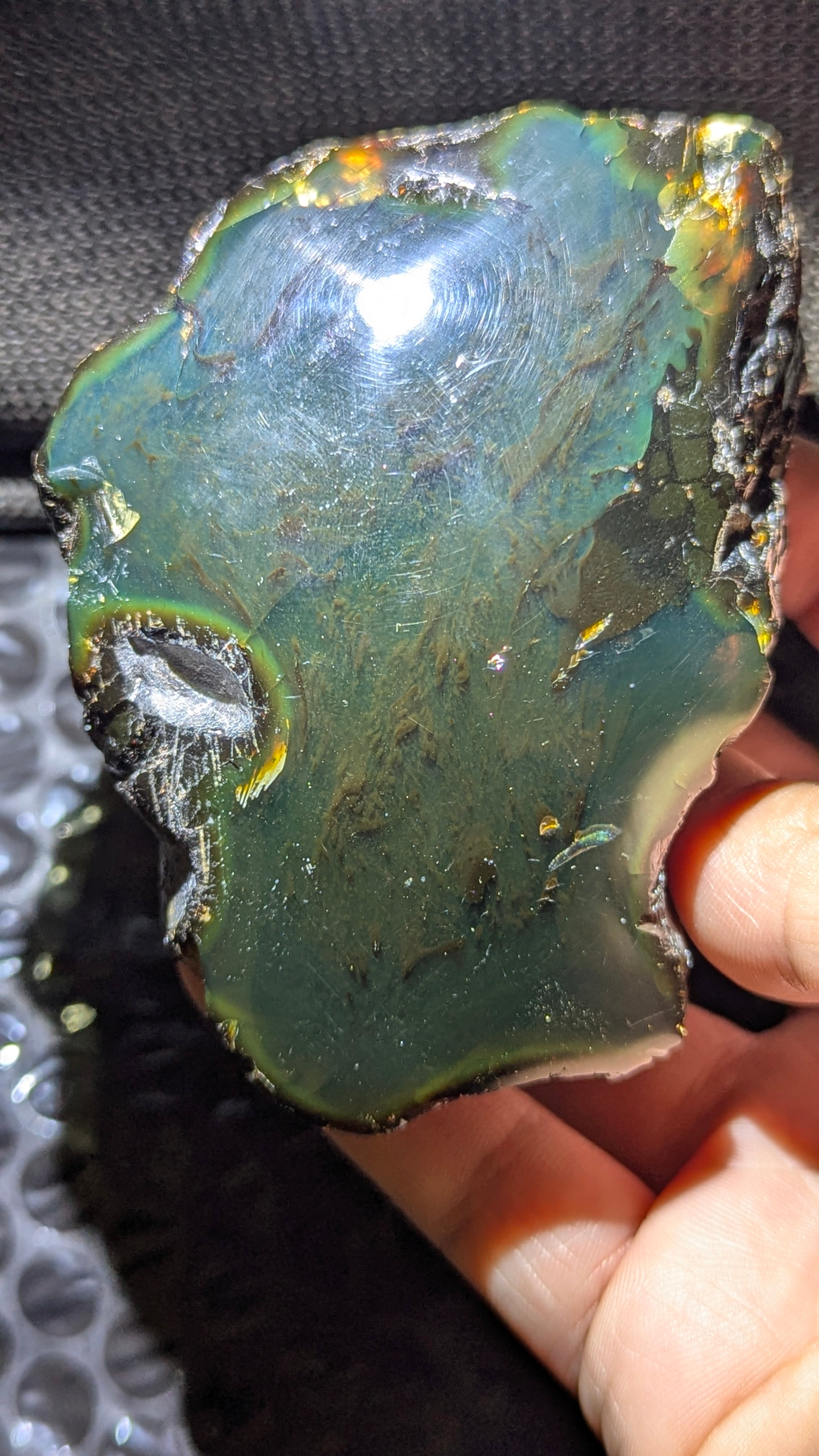 Beautiful Genuine 189g Blue Amber – Natural Amber, Untreated