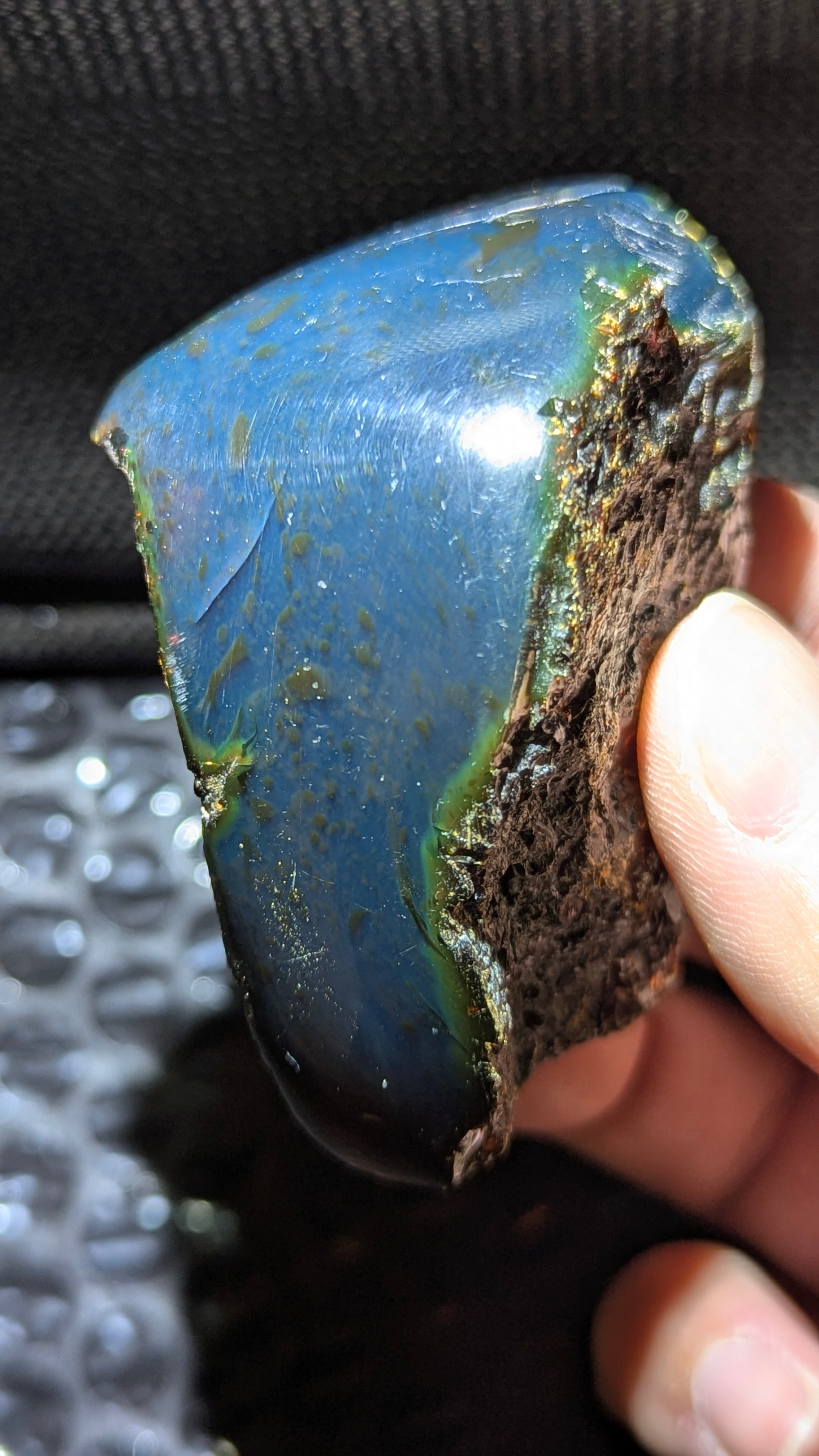 Beautiful Genuine 42g Blue Amber – Natural Amber, Untreated