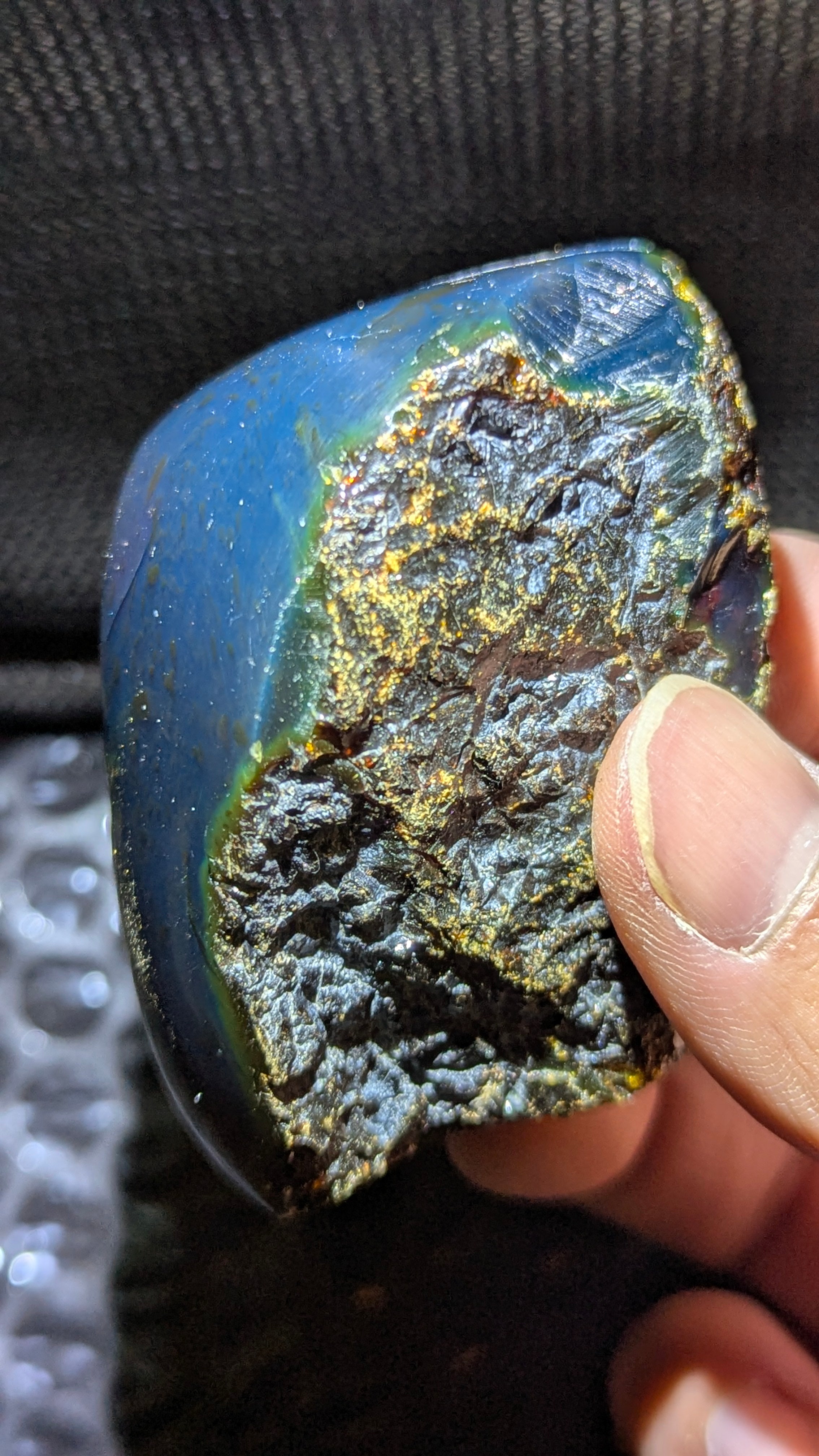 Beautiful Genuine 42g Blue Amber – Natural Amber, Untreated