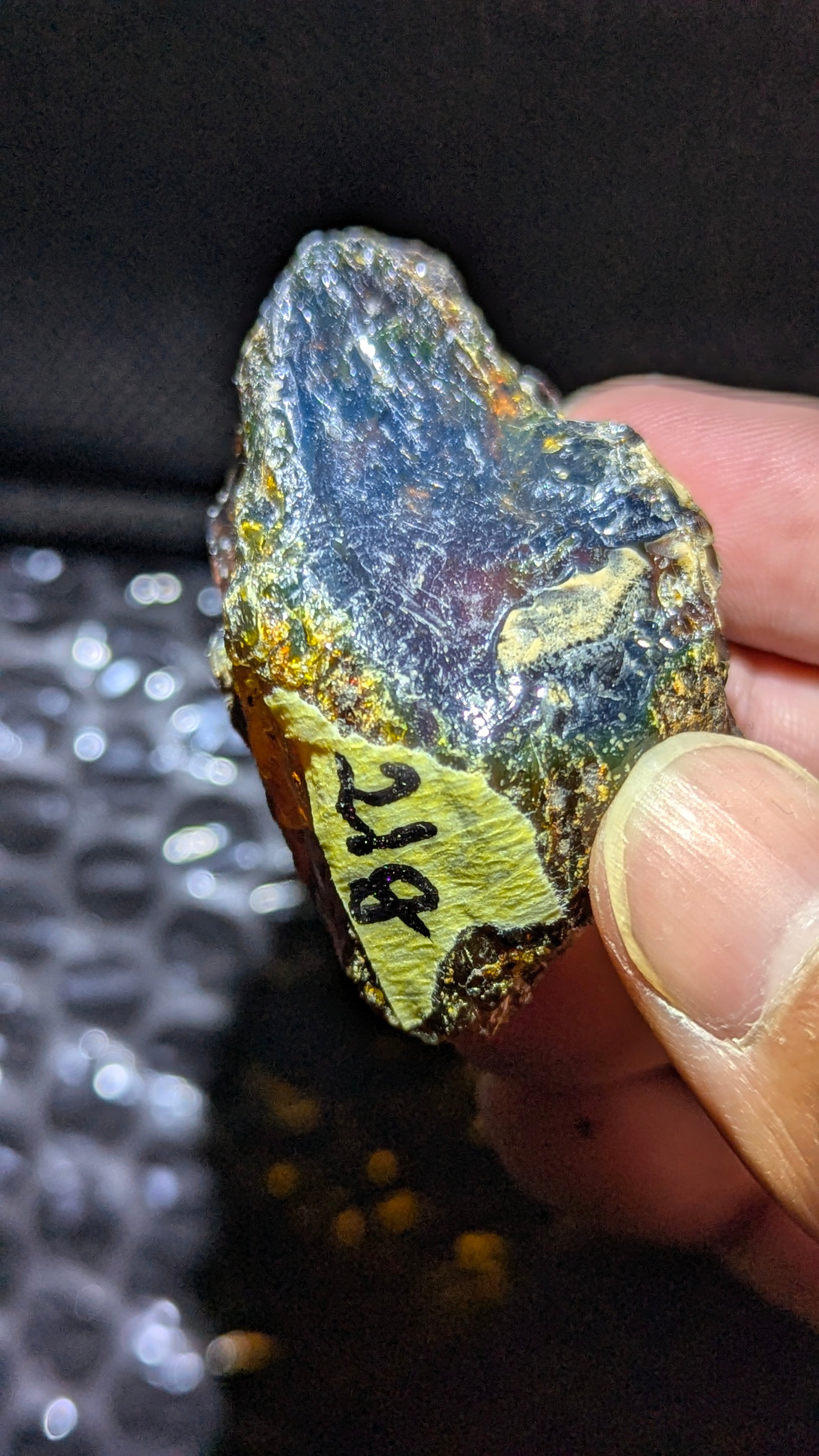 Beautiful Genuine 21g Blue Amber – Natural Amber, Untreated