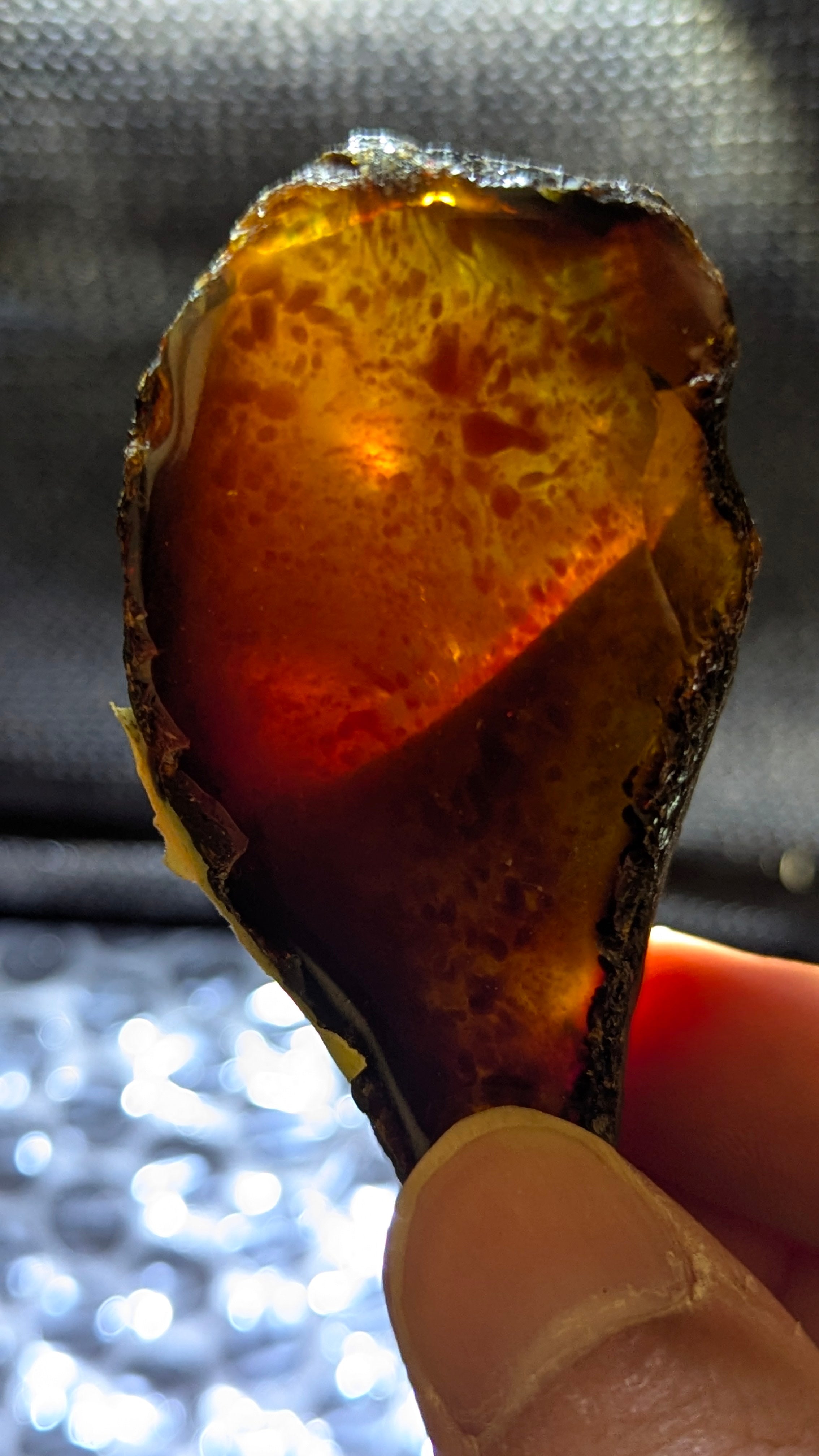 Beautiful Genuine 26g Blue Amber – Natural Amber, Untreated