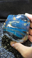 Beautiful Genuine 128g Blue Amber – Natural Amber, Untreated
